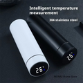 Smart stainless steel water bottle, 500ML at the best price, led temperature reader, double wall, modern, sandy, excellent steel quality
