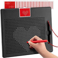Magnetic Tablet Magnet Pad Drawing Board Steel Bead Stylus Pen Bead Learning Educational Writing Toys Children's Birthday Gifts.