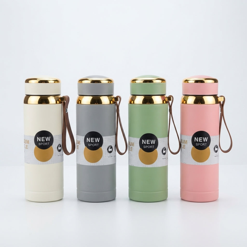 800ml Large Capacity Star Shaped Tank 316 Stainless Steel Insulated Bottle Outdoor Sports High End Rope Insulated Kettle