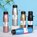 Stanley Adventure-To-Go Vacuum Bottle 25 oz | Wide Mouth with Leakproof Cup Lid | Keep Drinks Hot or Cold | Packable for Travel | Insulated Stainless Steel Thermal Bottle