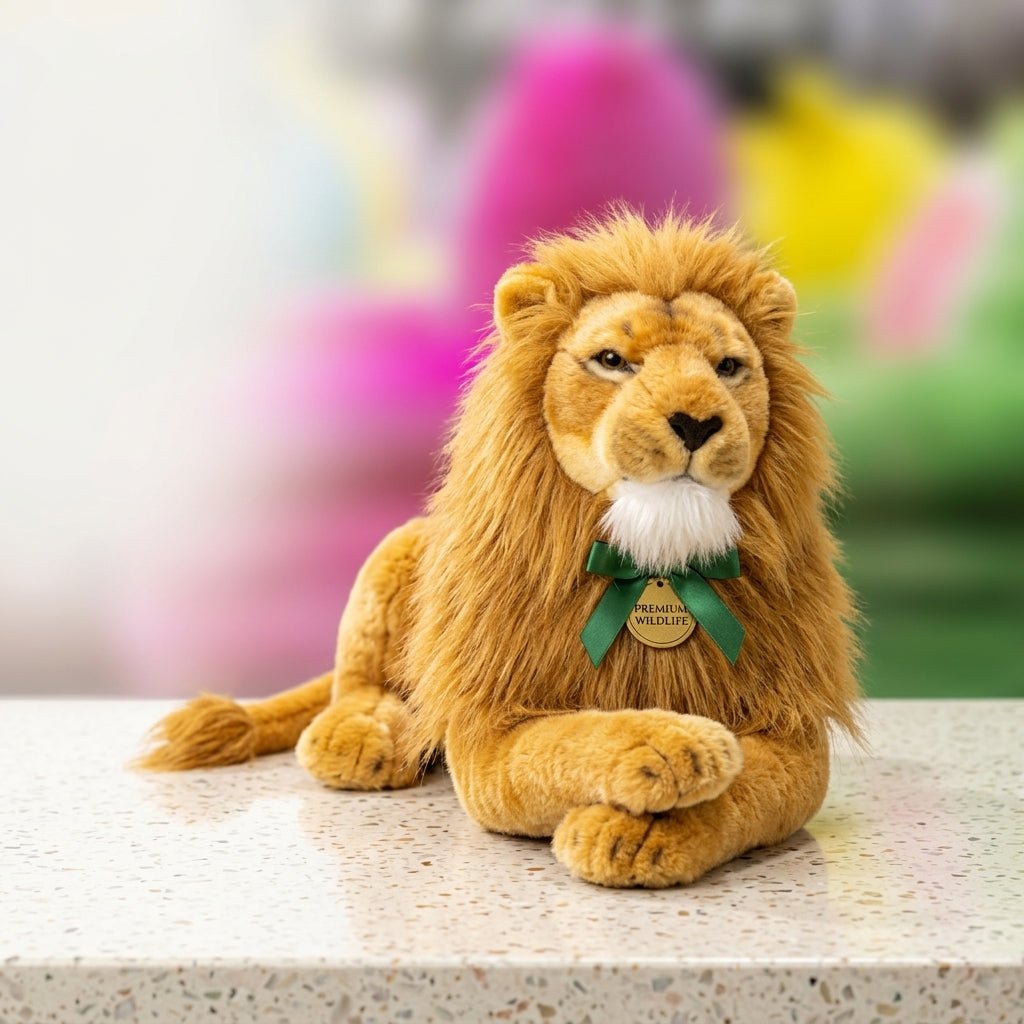 Lion Stuffed Animal Toys Soft and Cuddly Lion Plush Animals Toy, Cute and Realistic Animals Gifts for Boys and Girls Toy for Toddlers