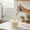 Rechargeable Milk Frother, Handheld Frother Wand for Coffee, 30dB Ultra Quiet Electric Foam Maker, High Power High-speed Drink Mixer Foamer for Matcha, Lattes, Cappuccino