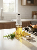 Oil Sprayer for Cooking- 200ml Glass Olive Oil Sprayer Mister, Olive Oil Spray Bottle, Kitchen Gadgets Accessories for Air Fryer, Canola Oil Spritzer, Widely Used for Salad Making, Baking, Frying,BBQ4