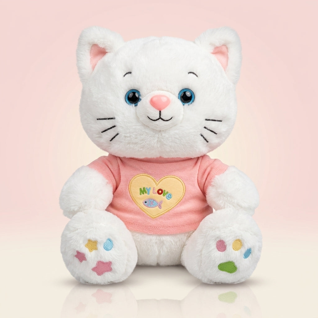 Official Marie Plush,Collection, ThOfficial Marie Plush,  Cozys Collection, The Aristocats Toys, Kitten Stuffed Animal for Ages 1 and Up, White, 10”e Aristocats Toys, Kitten Stuffed Animal for Ages 1 and Up, White, 10”