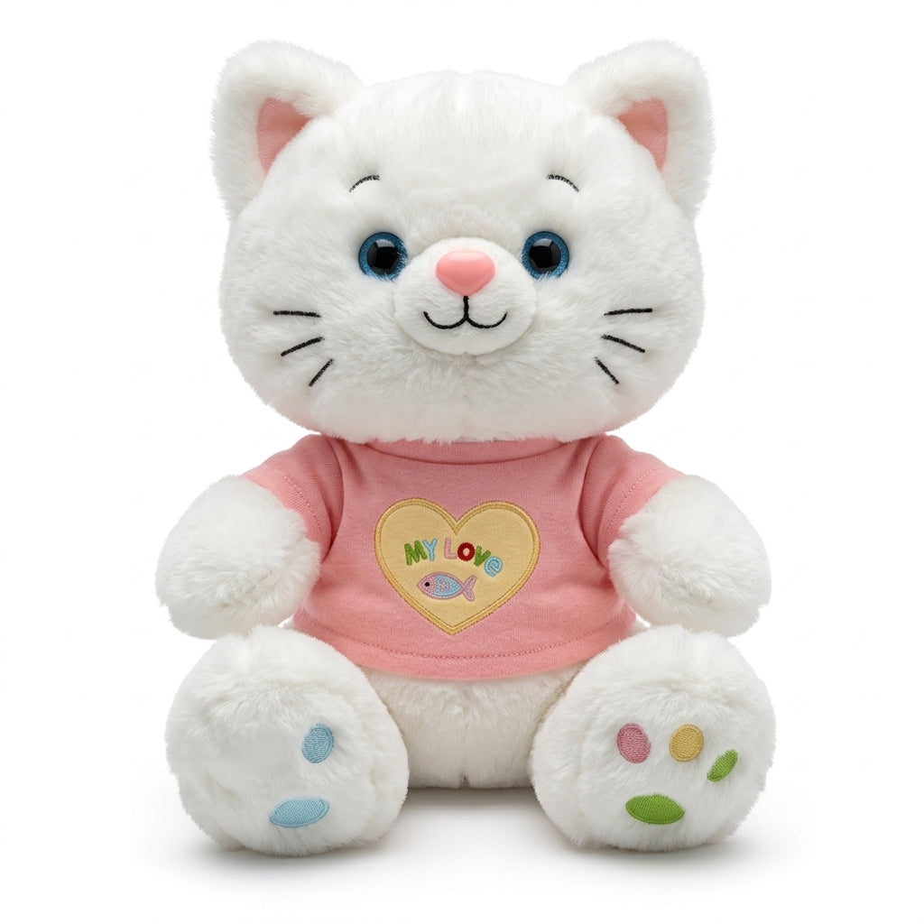 Official Marie Plush,Collection, ThOfficial Marie Plush,  Cozys Collection, The Aristocats Toys, Kitten Stuffed Animal for Ages 1 and Up, White, 10”e Aristocats Toys, Kitten Stuffed Animal for Ages 1 and Up, White, 10”