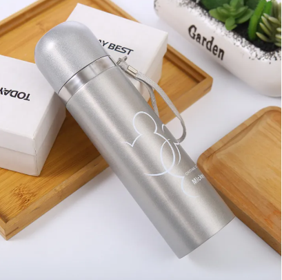 500ml Hot Selling Fashionable Stainless Steel Bullet Head Insulated Bottle Creative Portable Mickey mouse Cartoon Car Water Cup Gift Cup
