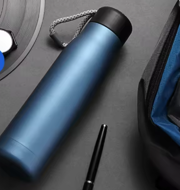 Stanley Adventure-To-Go Vacuum Bottle 25 oz | Wide Mouth with Leakproof Cup Lid | Keep Drinks Hot or Cold | Packable for Travel | Insulated Stainless Steel Thermal Bottle