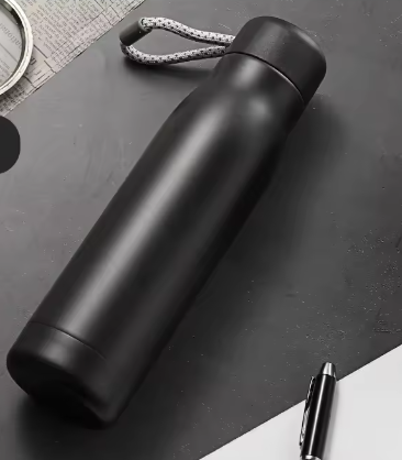 Stanley Adventure-To-Go Vacuum Bottle 25 oz | Wide Mouth with Leakproof Cup Lid | Keep Drinks Hot or Cold | Packable for Travel | Insulated Stainless Steel Thermal Bottle