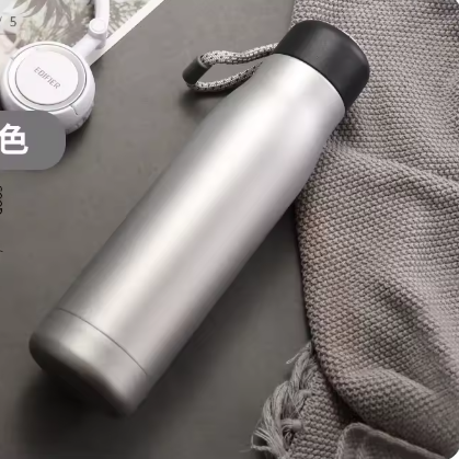 Stanley Adventure-To-Go Vacuum Bottle 25 oz | Wide Mouth with Leakproof Cup Lid | Keep Drinks Hot or Cold | Packable for Travel | Insulated Stainless Steel Thermal Bottle