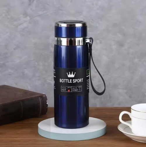 1000ml Thermal Water Bottle Thermos Vacuum Flask Double Stainless Steel Coffee Tea Insulated Cup Leakage-proof for Office