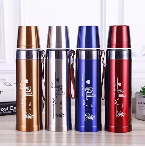 Travel Portable Double Layer Thermal Mug Food Thermos For With Heating Travel Stainless Steel Water Arctic Bottle Cups Of Hot