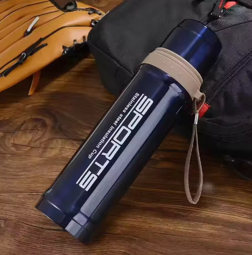 Southeast Asia Best Selling Iron Bullet Head Vacuum Insulated Portable Outdoor Large Capacity Water Cup Mug Gift Printed
