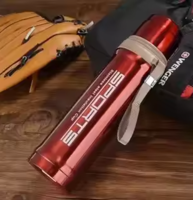 Southeast Asia Best Selling Iron Bullet Head Vacuum Insulated Portable Outdoor Large Capacity Water Cup Mug Gift Printed