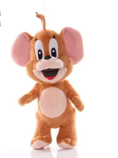 Tom and Jerry Plush Toys – Soft Cartoon Character Stuffed Animal Set (Tom Cat & Jerry Mouse)