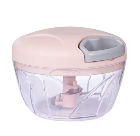 ‌Manual Food Processor Vegetable Chopper, Portable Hand Pull String Garlic Mincer Onion Cutter for Veggies, Suitable for Vegetables, Ginger, Garlic, Fruits, Onion, Potato, Salad