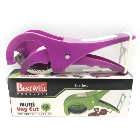 1pc Multifunctional Vegetable and Fruit Slicer -Kitchen Cutter with Adjustable Blade, for Carrots, Cucumbers, Tomatoes, and More