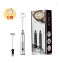 Rechargeable Milk Frother, Handheld Frother Wand for Coffee, 30dB Ultra Quiet Electric Foam Maker, High Power High-speed Drink Mixer Foamer for Matcha, Lattes, Cappuccino
