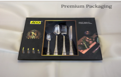 Hammered Silver Gold Silverware Set, OGORI 24-Piece 18/10 Stainless Flatware Set,