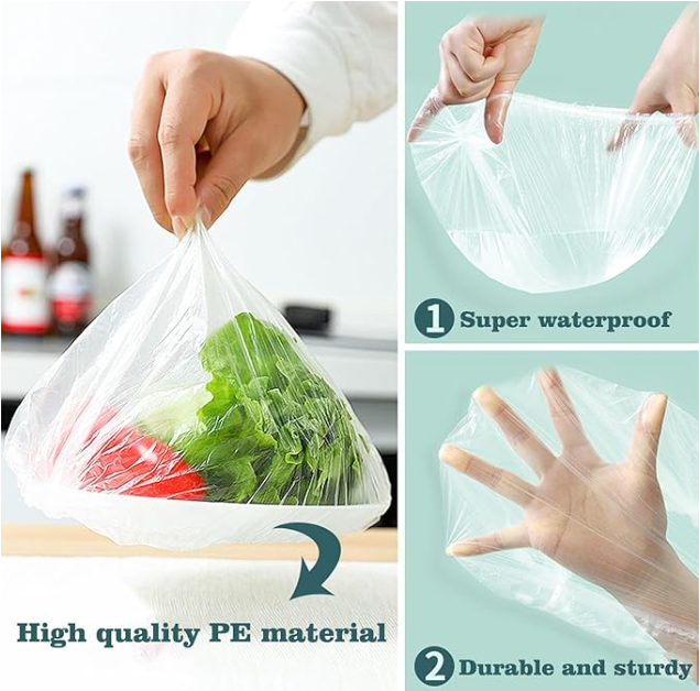 Covers Bread Proofing - Plastic Wrap for Food Sourdough Bread Baking Rising Elastic Reusable Plate Covers Outdoor Food Fresh Keeping Bags Shower Cap Hair Deep Conditioning
