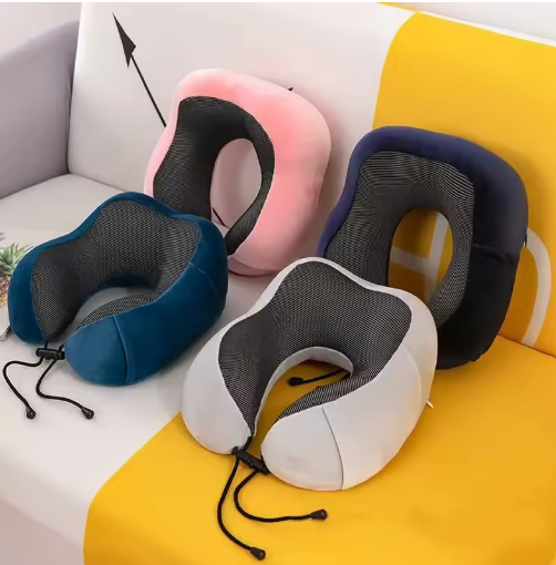 Travel Pillow - Memory Foam Cervical Neck Pillow for Adults, Kids, Children, Convenient & Portable U Shaped Pillows, Airplane Pillow for Home, Office, Camping, Travelling, Sleeping