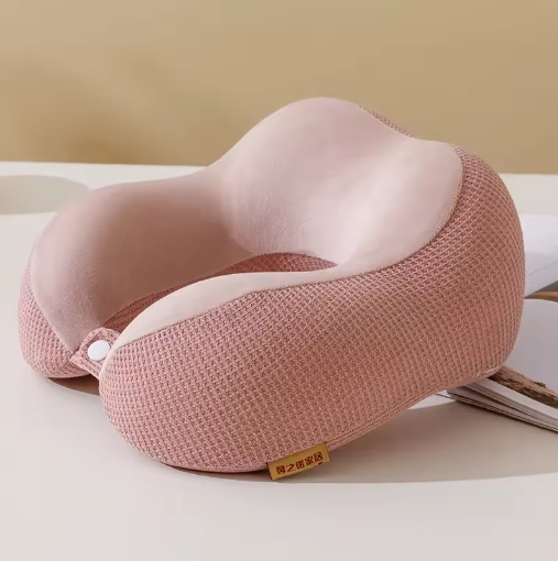 Travel Pillow - Memory Foam Cervical Neck Pillow for Adults, Kids, Children, Convenient & Portable U Shaped Pillows, Airplane Pillow for Home, Office, Camping, Travelling, Sleeping