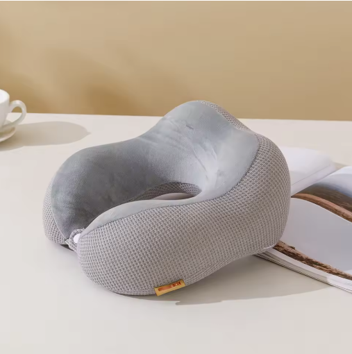 Travel Pillow - Memory Foam Cervical Neck Pillow for Adults, Kids, Children, Convenient & Portable U Shaped Pillows, Airplane Pillow for Home, Office, Camping, Travelling, Sleeping