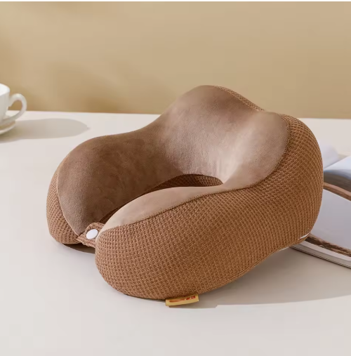 Travel Pillow - Memory Foam Cervical Neck Pillow for Adults, Kids, Children, Convenient & Portable U Shaped Pillows, Airplane Pillow for Home, Office, Camping, Travelling, Sleeping