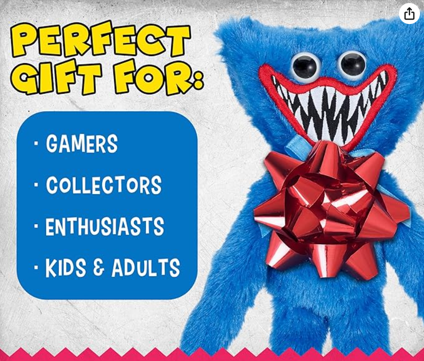 Poppy Playtime - Scary Huggy Wuggy Plush