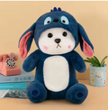 40cm Cartoon Bear Turn Into Stitch Plush Toys Lovely Soft Bear Stuffed Dolls Girls Boys Sleeping Pillow Car Home Decor toys