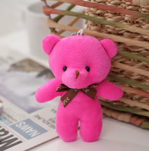 Plush Bear Keychain, Bag Charms for Handbag, Backpack Accessories Pendant