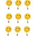 6 Pack Adhesive Hooks Cute Utility Hooks, Key Hooks for Wall Decorative, for Hanging Hat, Towel, Key, Towel Hook Wall Mount for Home, Kitchen, Bathroom, Office