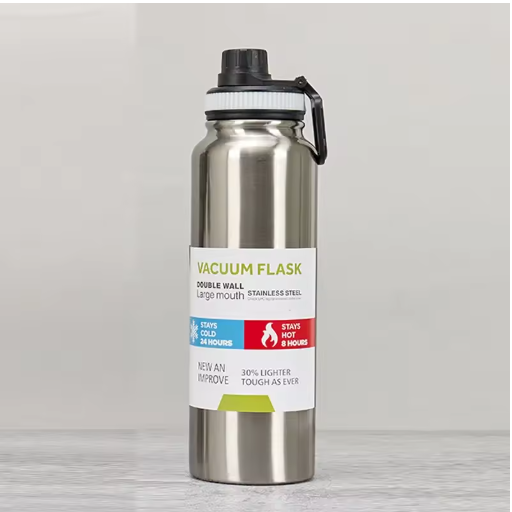 Sport Vacuum Flask Stainless Steel Thermal Water Bottle Car Insulated Cup Keeps Cold and Heat Travel Thermal Mug