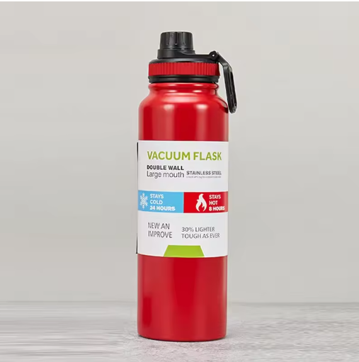 Sport Vacuum Flask Stainless Steel Thermal Water Bottle Car Insulated Cup Keeps Cold and Heat Travel Thermal Mug