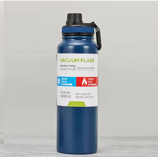 Sport Vacuum Flask Stainless Steel Thermal Water Bottle Car Insulated Cup Keeps Cold and Heat Travel Thermal Mug