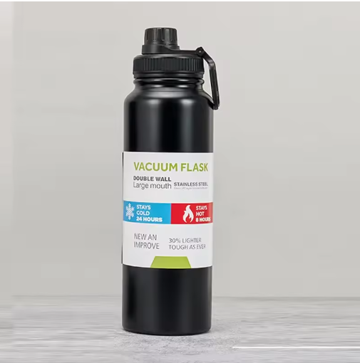 Sport Vacuum Flask Stainless Steel Thermal Water Bottle Car Insulated Cup Keeps Cold and Heat Travel Thermal Mug