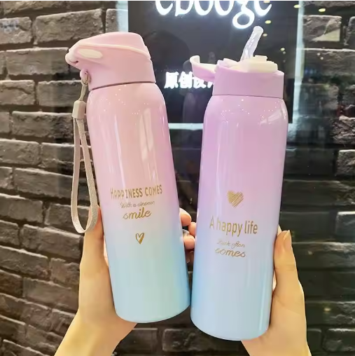 Smart Water Bottle Insulated Water Bottle Coffee Bottle Travel Coffee Mug Flasks for Hot and and Cold Drinks