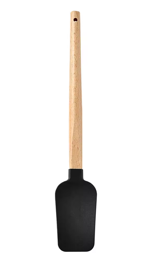 Silicone Spatula Kitchen Tongue Silicone Spatulas For Cooking Food Grade Baking Set Wooden Handle Heat Resistant Utensils Mixer 1 sold byCozyHaus Goods Store (4.8 | 1,000+ sold )
