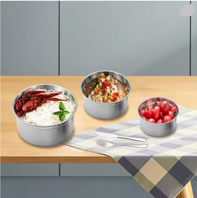 Stainless Steel Food Storage Container with Lid, Airtight Meal Prep Bento Box for Kitchen, Oven & Freezer