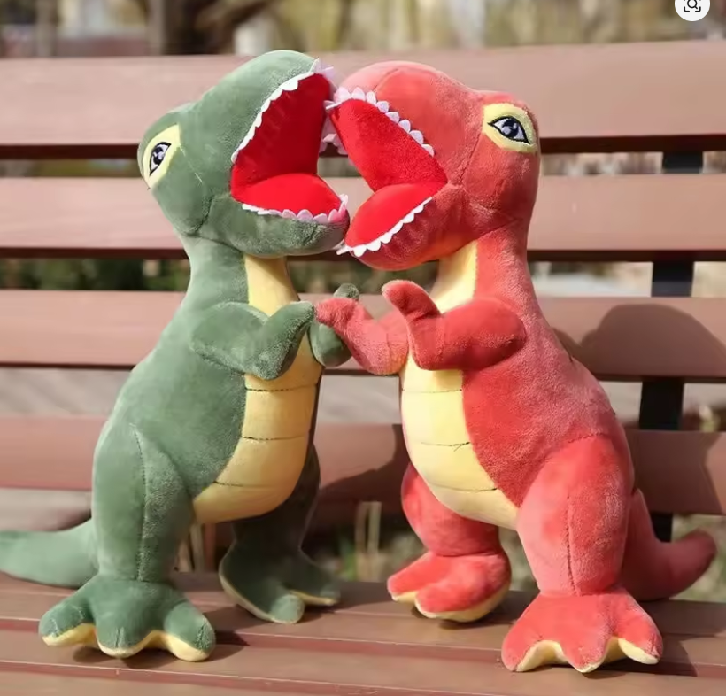 Simulation Dinosaur Plush Toys Tyrannosaurus Rex Stuffed Animals Triceratops Necked Dragon Soft Plushie Doll Xmas Gifts