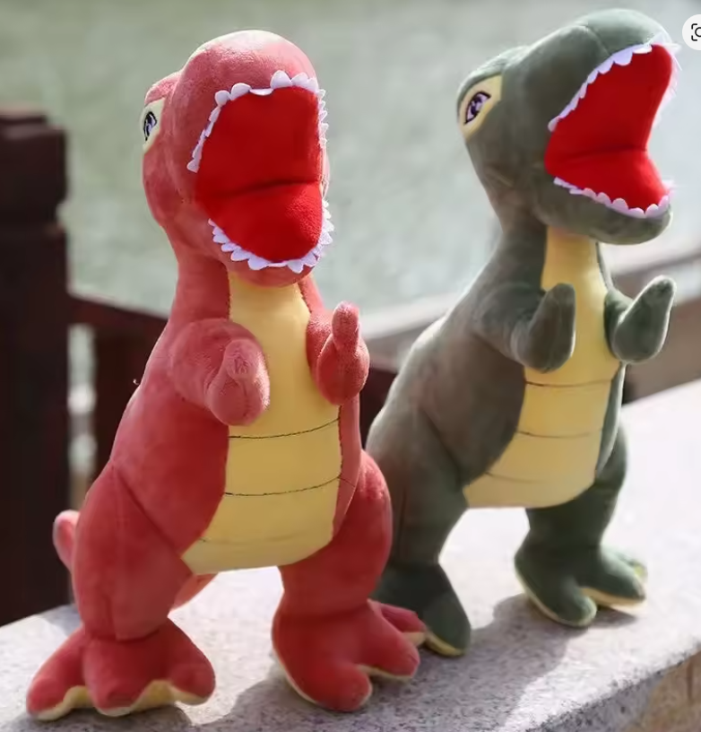 Simulation Dinosaur Plush Toys Tyrannosaurus Rex Stuffed Animals Triceratops Necked Dragon Soft Plushie Doll Xmas Gifts