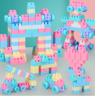 Building Block Set Early Education Building Block Particle Puzzle Toys