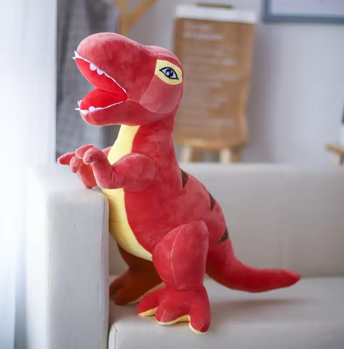 Simulation Dinosaur Plush Toys Tyrannosaurus Rex Stuffed Animals Triceratops Necked Dragon Soft Plushie Doll Xmas Gifts