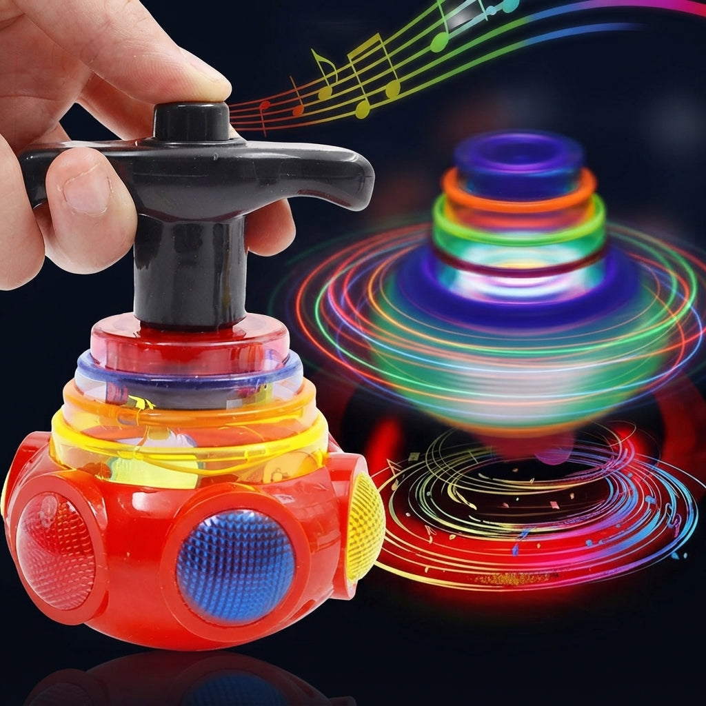 Starhig Light Up Spinning Tops, LED Light Up Flashing Spinning Tops，Gyroscope Novelty Bulk Toys Party Favors