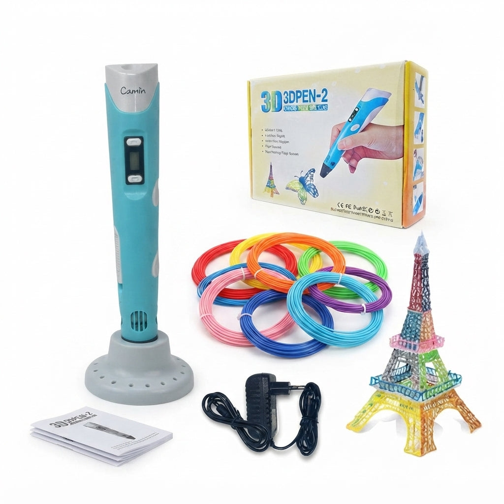 SCRIB3D 3Doodler Start+ Essentials 3D Pen Set for Kids, Easy to Use, Learn from Home Art, Educational STEM Toy for Boys & Girls Ages 6+