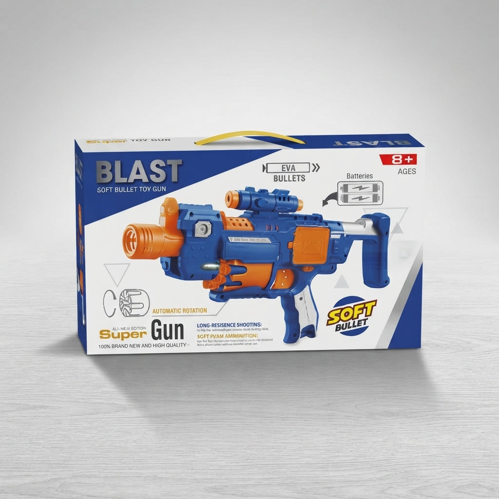 RD-8 Toy Blaster Gun Set, Foam Darts Fit for Nerf Guns for Boys 8-12, Birthday for Kids Ages 5 6 7 8 9 10 11 12, Fun Indoor & Outdoor Long Range Shooting Game