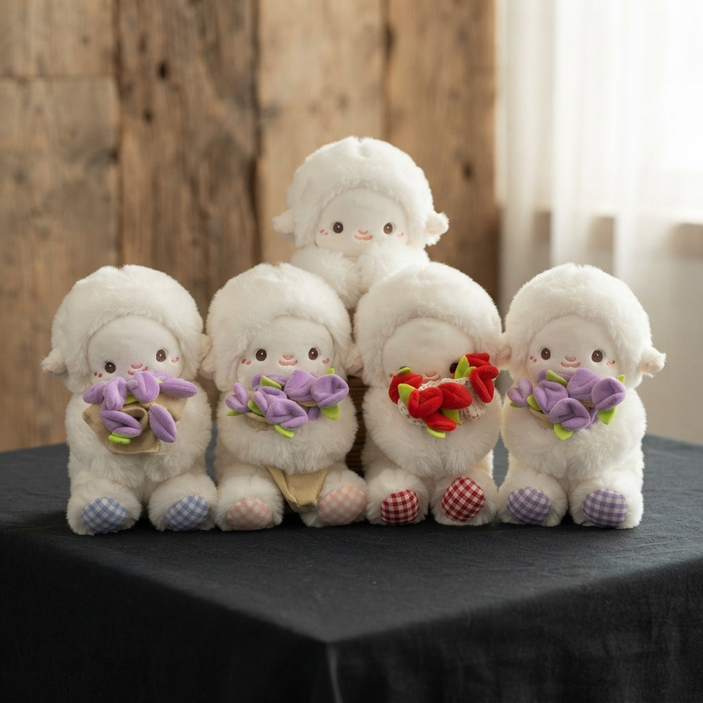 Bouquet Teddy Bear Plush Toy, Rose Plush Bouquet, Romantic Flower Hat Bear Stuffed Plush, Perfect as a Birthday, Holiday for Boys and Girls