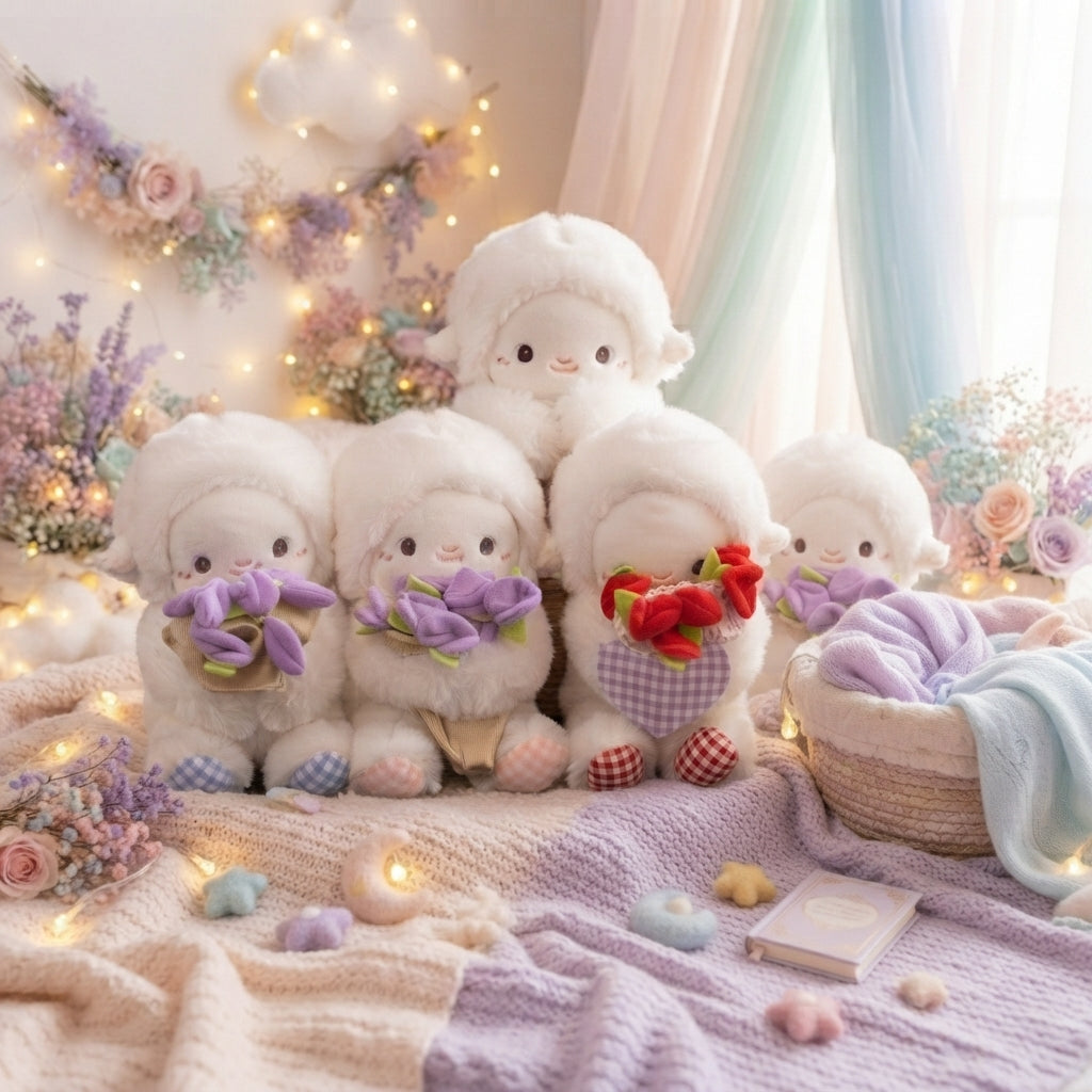 Bouquet Teddy Bear Plush Toy, Rose Plush Bouquet, Romantic Flower Hat Bear Stuffed Plush, Perfect as a Birthday, Holiday for Boys and Girls